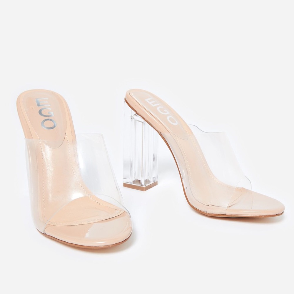 Nude Mule Pumps